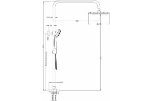 ДУШЕВОЙ ГАРНИТУР ESKO ST950