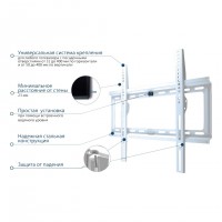 Кронштейн для LED/LCD телевизоров Kromax IDEAL-3 белый