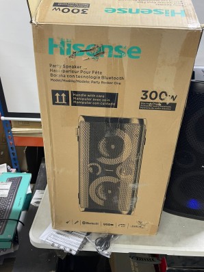 Минисистема Hisense Party Rocker One черный 300Вт FM USB BT