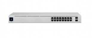 Коммутатор управляемый Ubiquiti UniFi Switch 16 PoE USW-16-POE