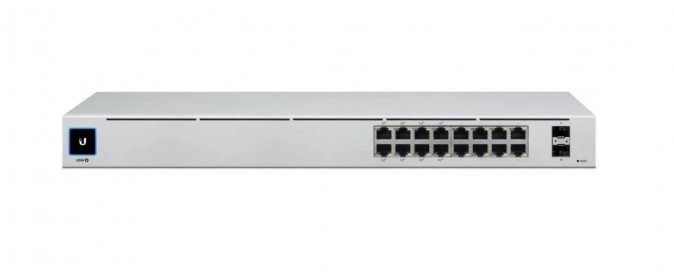 Коммутатор управляемый Ubiquiti UniFi Switch 16 PoE USW-16-POE