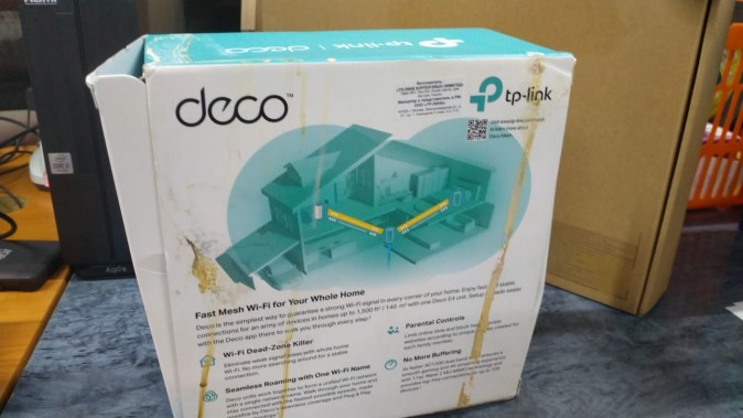 Бесшовный Mesh роутер TP-LINK Deco E4 (1-PACK)