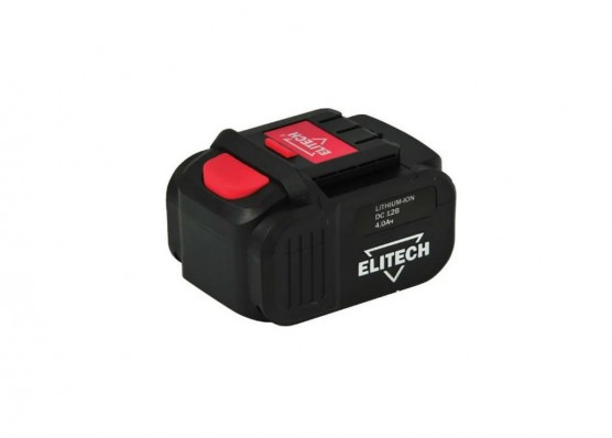 Батарея аккумуляторная Elitech 1820.098400, 12В, 4Ач, Li-Ion