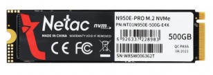 SSD накопитель NETAC N950E Pro NT01N950E-500G-E4X