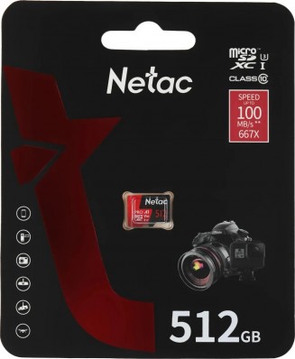 Карта памяти NeTac NT02P500PRO-512G-S P500 Extreme Pro