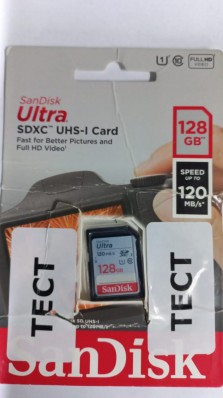 Карта памяти SDXC Sandisk Ultra 128GB