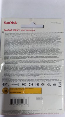 Карта памяти SDXC Sandisk Ultra 128GB