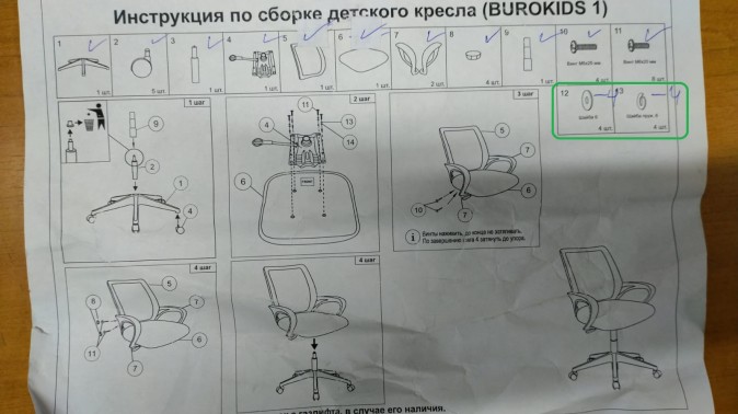 Кресло детское Бюрократ BUROKIDS 1