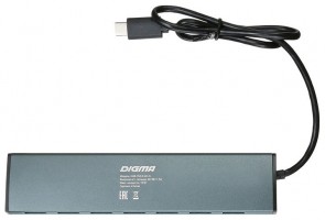 Разветвитель USB-C Digma HUB-7U3.0-UC-G