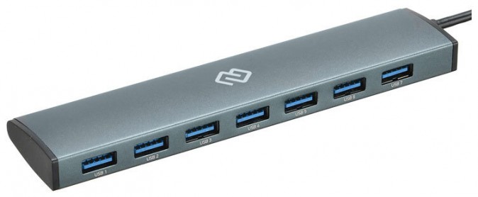 Разветвитель USB-C Digma HUB-7U3.0-UC-G