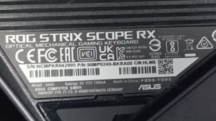 Клавиатура ASUS XA05 ROG Strix Scope RX