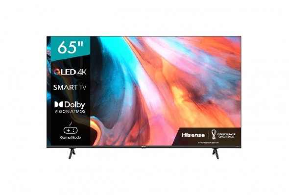 65" Телевизор Hisense 65E7HQ черный