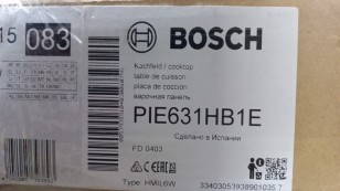 Индукционная варочная панель Bosch PIE631HB1E черный