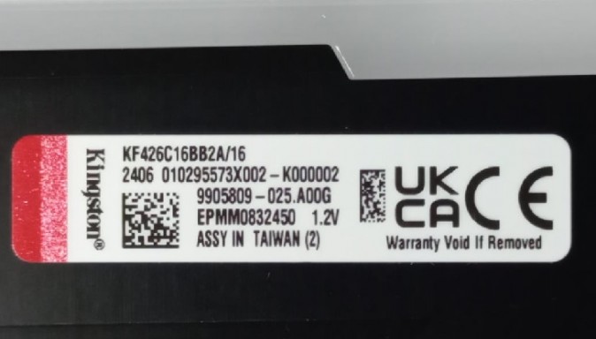 Модуль памяти Kingston Fury KF426C16BB2A/16 DDR4