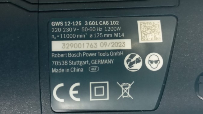 УШМ (болгарка) Bosch GWS 12-125