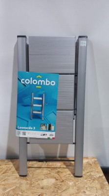 Стремянка Colombo Leonardo 3 silver G300A03W