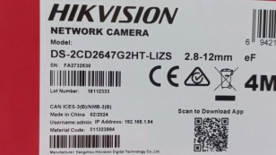 Камера  Hikvision DS-2CD2647G2HT-LIZS (2.8-12mm)