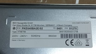 Варочная панель Bosch PKE645BA2E электрическая