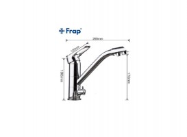 Смеситель для кухни Frap  F4304