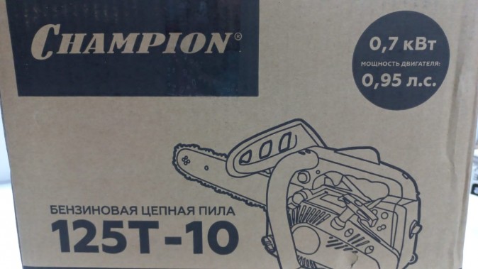 Бензопила Champion 125T-10