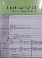 Корпус Thermaltake The Tower 200 Matcha Green