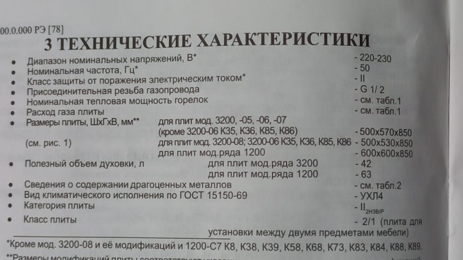 Газовая плита Gefest ПГ 3200-08 К33
