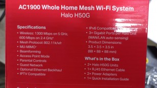 Бесшовный Mesh роутер Mercusys Halo H50G(2-pack)