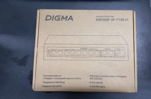 Коммутатор Digma DSP208F-2F-T120