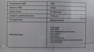 Цепная аккумуляторная пила Zitrek GreenSaw 20V (АКБ 1 шт)
