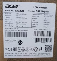 21.45" Монитор Acer SA222QEbi