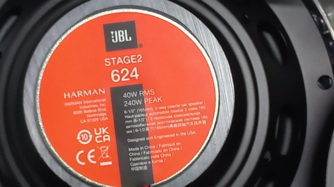 Колонки автомобильные JBL Stage2 624 (без решетки)