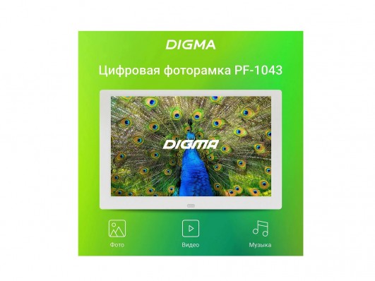 10.1" Цифровая фоторамка Digma PF-1043 IPS