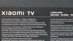 43" Телевизор Xiaomi L43MA-AFRU