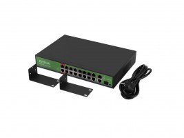 Коммутатор Digma DSP216F-1G-1C-R300 неуправляемый