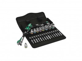 Набор с трещеткой 28 пр. Wera 8100 SA 6 Zyklop Speed