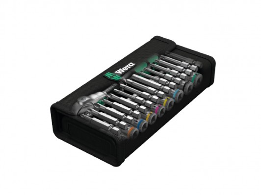 Набор с трещеткой 28 пр. Wera 8100 SA 6 Zyklop Speed