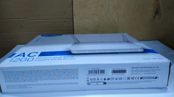 Wi-Fi маршрутизатор (роутер) Cudy GP1200