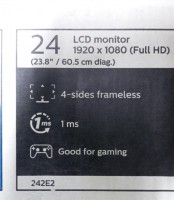 23.8" Монитор Philips 242E2FA