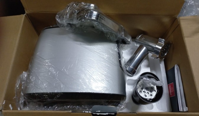 Мясорубка Rondell RDE-1458 стальной