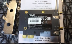 Сетевой адаптер WiFi + Bluetooth Asus PCE-AXE5400
