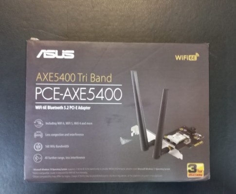 Сетевой адаптер WiFi + Bluetooth Asus PCE-AXE5400