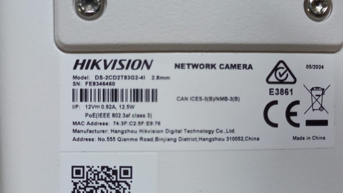 8MP IP-камера Hikvision DS-2CD2T83G2-4I(2.8MM) 311315988