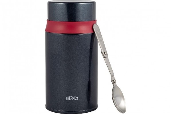 Термос для еды с ложкой Thermos TCLD-720S черный 303455