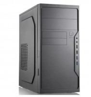 Корпус с блоком питания  mATX FOXLINE FL-733R-FZ450R-U32, Mini-Tower, 450Вт, черный