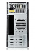 Корпус с блоком питания  mATX FOXLINE FL-733R-FZ450R-U32, Mini-Tower, 450Вт, черный