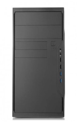 Корпус с блоком питания  mATX FOXLINE FL-733R-FZ450R-U32, Mini-Tower, 450Вт, черный