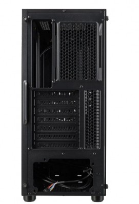 Корпус Aerocool Menace Saturn FRGB-G-BK-v1 черный без БП