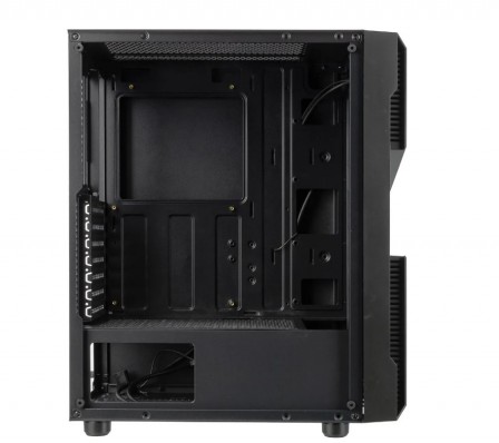 Корпус Aerocool Menace Saturn FRGB-G-BK-v1 черный без БП