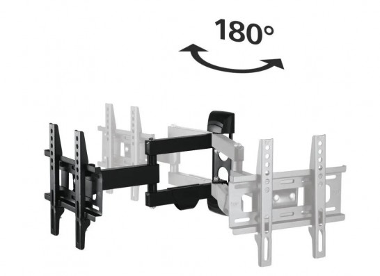Кронштейн для телевизора Hama H-108713 черный 10"-48" настенный поворот и наклон