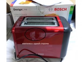 Тостер Bosch TAT3P424 970Вт красный/черный